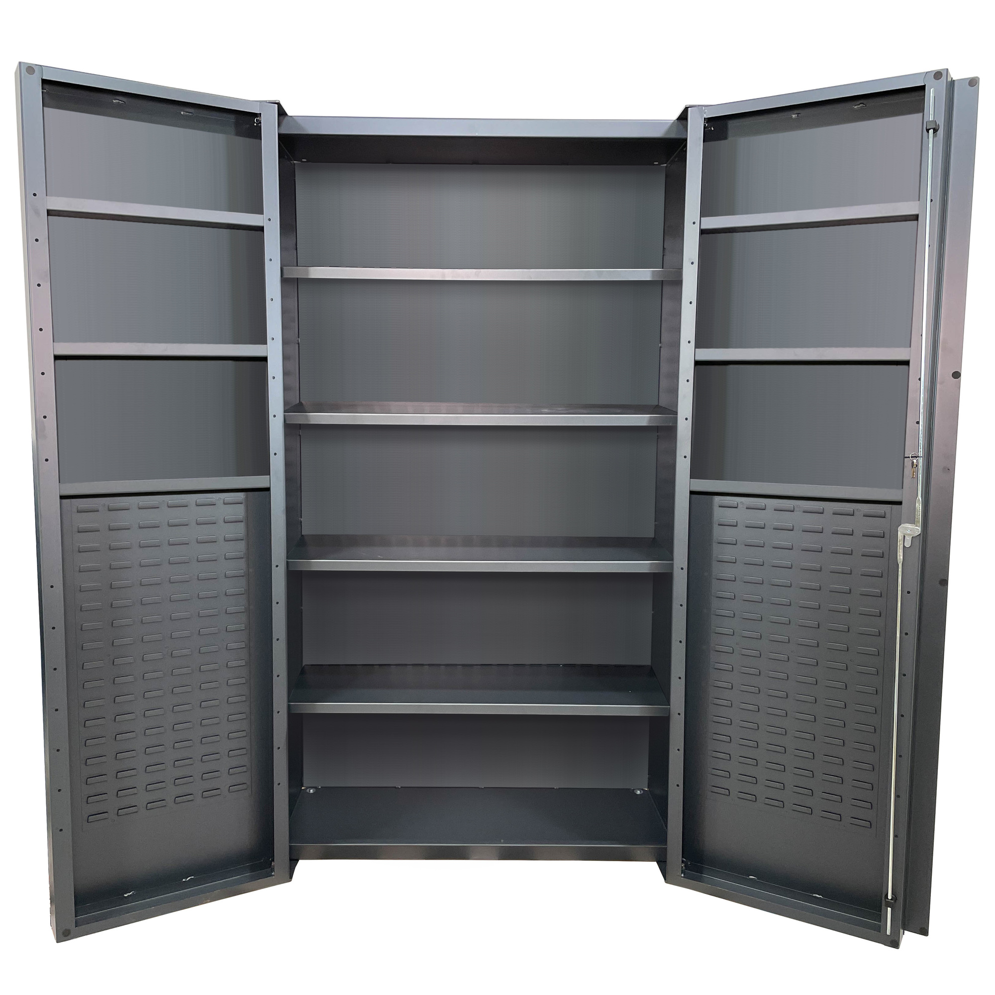 Valley Craft, Bin Shelf Cabinet, Deep Door, Height 84 in, Width 48 in, Model# F87972A8